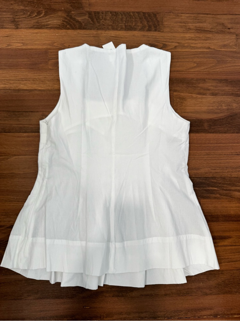 Commense Cream Pleated Square-Neck Top and Matching Shorts Set - Picture 6 of 7